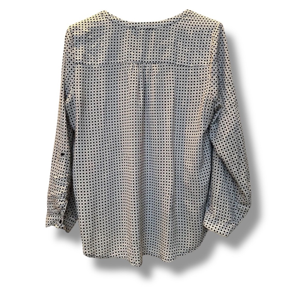 Polkadot V-neck blouse - Picture 2 of 3